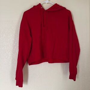 Divided cropped hoodie